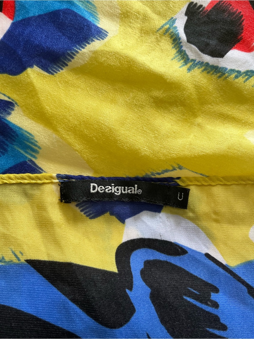 Oversized Desigual Leopard print scarf pardus